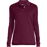Women's Long Sleeve Interlock Polo Shirt