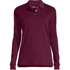 Women's Long Sleeve Interlock Polo Shirt
