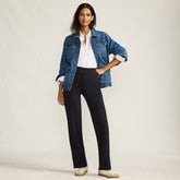Plus Size Starfish Mid Rise Straight Leg Pants