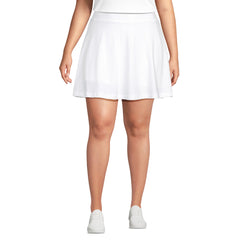 Women's Plus Size Active Eyelet Skater Skorts