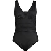Women's Mastectomy SlenderSuit Grecian Tummy Control One Piece Swimsuit