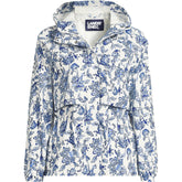 Women's Plus Size Print Squall Packable Rain Jacket