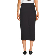 Women's Petite Starfish Side Zip Midi Skirt