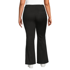 Women's Plus Size Adaptive Lycra High Rise Pull On Flare Jeans
