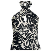 Women's Criss Cross Halter Tankini Top
