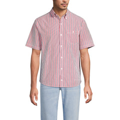 Men's Short Sleeve Seersucker Shirt