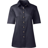 Women's Plus Size Short Sleeve Performance Twill Shirt