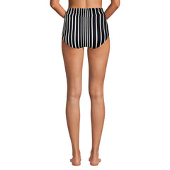 Women's Ruched High Waisted Full Coverage Bikini Bottoms