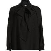 Women's Long Sleeve Bow Blouse