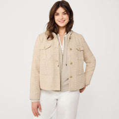 Women's Petite Tweed Jacket