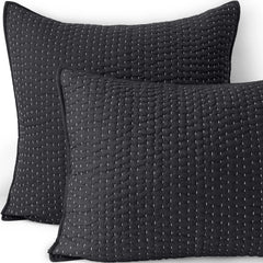Seed Stitch Quilted Pillow Sham