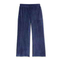 Girls Wide Leg Velour Pants