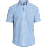 Men's Short Sleeve Seersucker Shirt