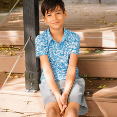 Boys Short Sleeve Performance Polo