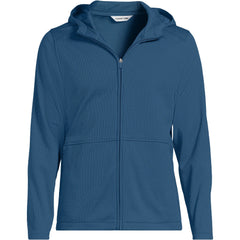 Unisex Grid Tech Hooded Zip Front Jacket