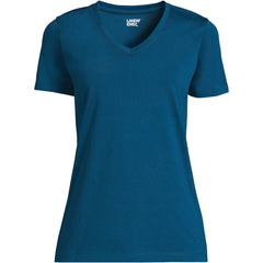 Petite Supima Cotton V-Neck T-Shirt