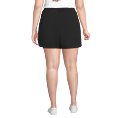 Women's Plus Size Active Woven 4" Shorts with Brief