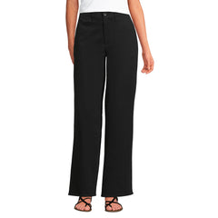 Women's Petite Chino High Rise Rail Straight Leg Pants