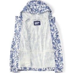 Women's Plus Size Print Squall Packable Rain Jacket