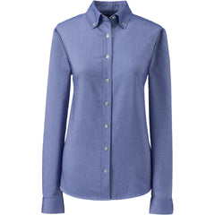 School Uniform Women's Tall Long Sleeve Oxford Dress Shirt