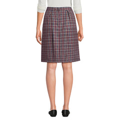 Women's Top of Knee Plaid Skort