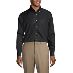 School Uniform Men's Tall Long Sleeve Buttondown No Iron Broadcloth Shirt