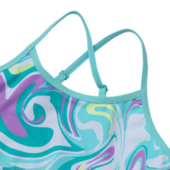 Girls Chlorine Resistant Criss Cross Bikini Top