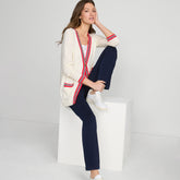 Women's Starfish High Rise Knit Denim Straight Jeans