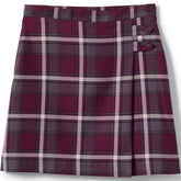 Girls Plus Plaid A-line Skirt Below the Knee
