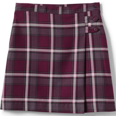 Girls Plus Plaid A-line Skirt Below the Knee