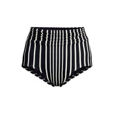 Women's Plus Size Ruched High Waisted Full Coverage Bikini Bottoms
