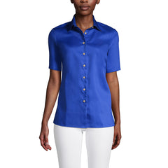 School Uniform Women's Short Sleeve Performance Twill Shirt