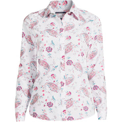 No Iron Button Front Shirt