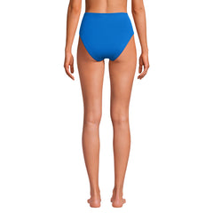 Women's Seamed High Waisted Bikini Bottoms