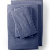 Essential Garment Washed Cotton Percale Bed Sheet Set