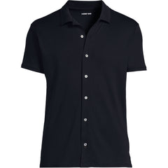 School Uniform Men's Supima Short Sleeve Button Front Shirt