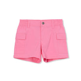 Girls Woven Utility Shorts