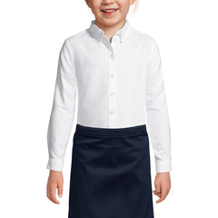 School Uniform Girls Plus Long Sleeve Oxford Dress Shirt