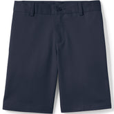 Boys Slim Plain Front Blend Chino Shorts