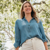 Women's Twill TENCEL TM Fiber Popover Shirt