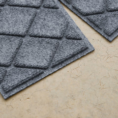 Matterly 8.5" x 30" Argyle Waterhog Stair Treads - Set of 4