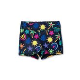 Girls Slim Chlorine Resistant Swim Boyshort