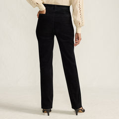 Women's Tall Corduroy High Rise Rail Straight Leg Pants