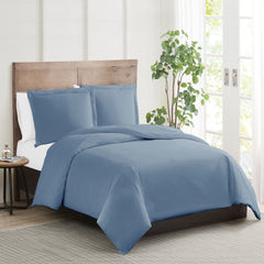Truly Calm Silver Cool Cotton Duvet Cover Set