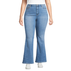 Women's Plus Size Recover Denim High Rise Flare Jeans