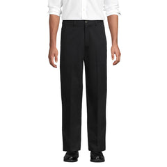 Men's Long No Iron Traditional Fit Plain Front Chino Pant