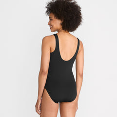 Women's Side Tie Wrap One Piece Swimsuit