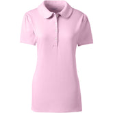 School Uniform Women's Short Sleeve Peter Pan Collar Polo Shirt