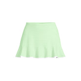 Women's Plus Size Pique Ruffle Hem Mini Swim Skirt