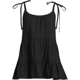Women's Plus Size New Tiered Cover Up Mini Dress